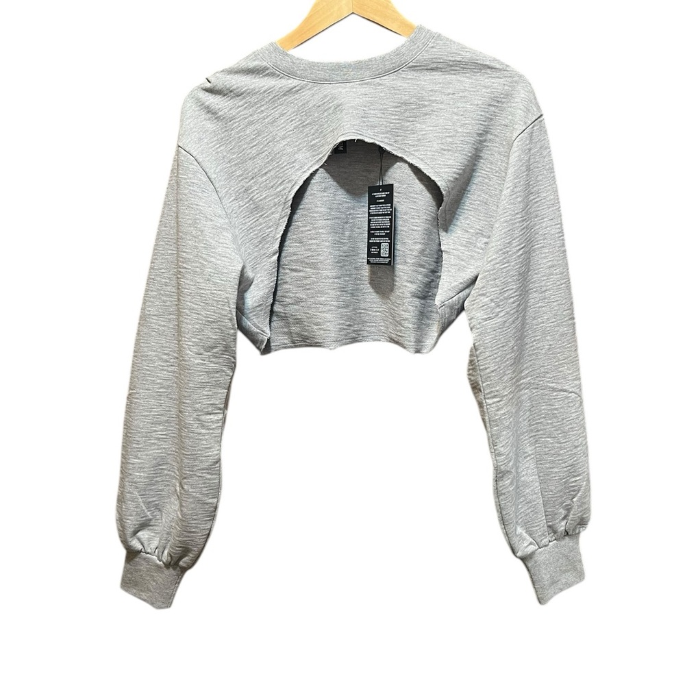 1st Phorm NWT Refine Ultra Crop Light Heather Grey Size Medium - Picture 4 of 15